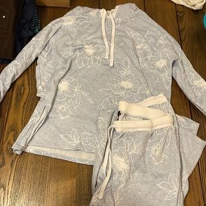 Hooded pajama jumpsuit